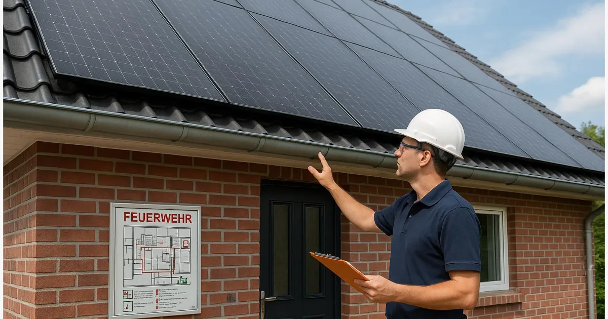 Photovoltaik auf dem Dach: Brandschutz, Risiken und einfache Checks