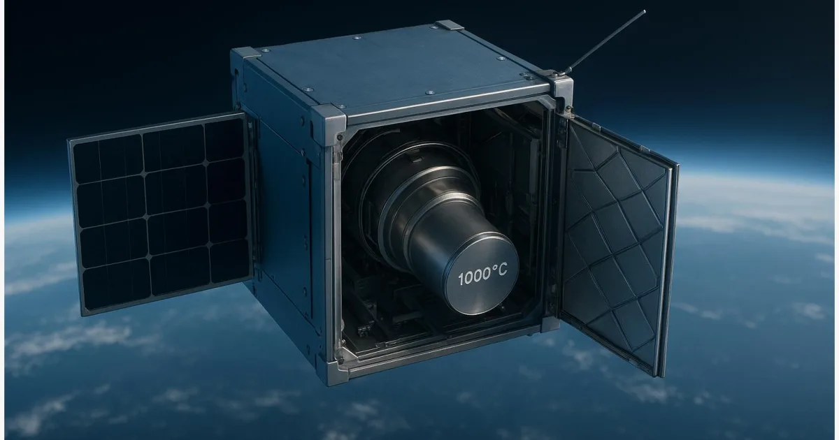Weltraumfabrik: Warum ein 1.000 °C‑Ofen ins All fliegt
