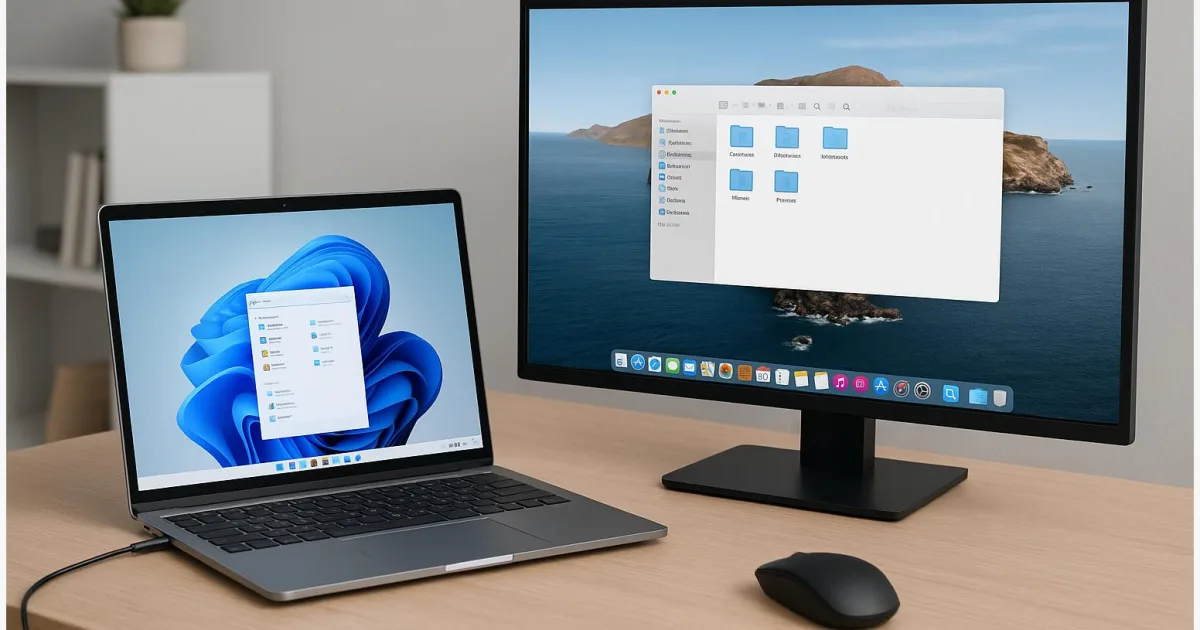 Zweiten Monitor am Laptop einrichten: Windows 11 & macOS Schritt für Schritt
