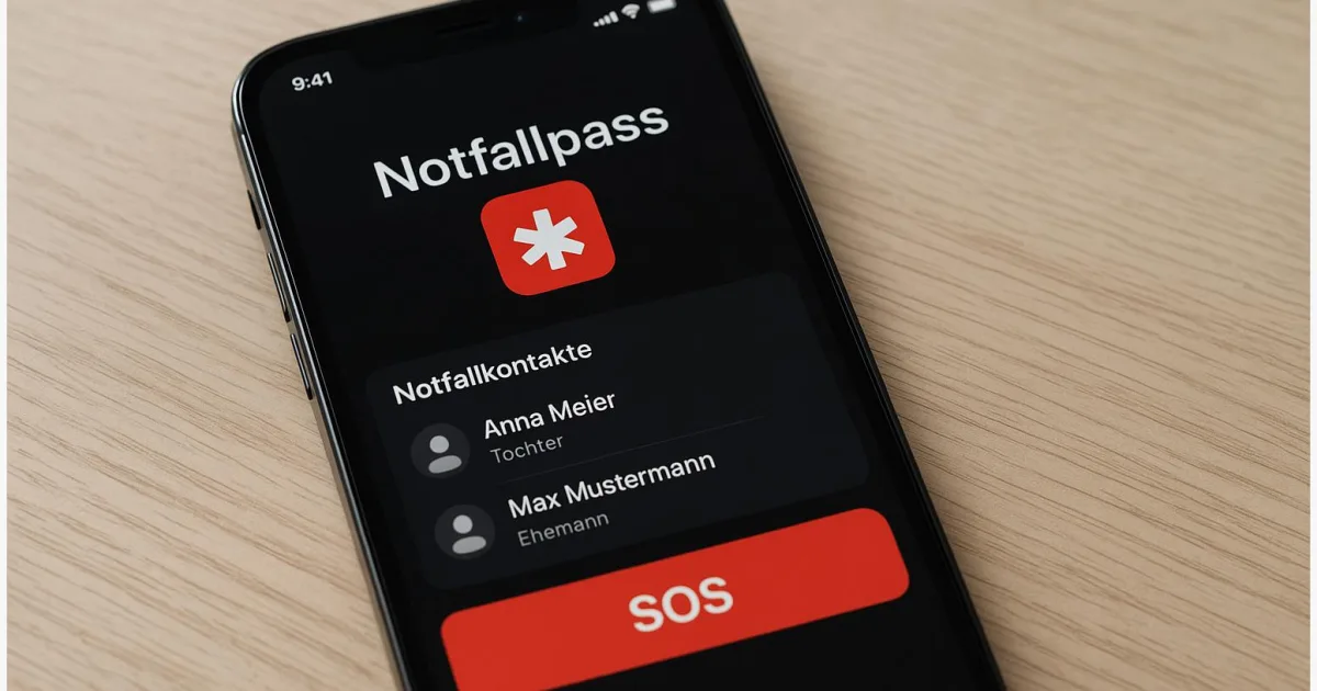 Notfallpass einrichten: SOS-Notruf & ICE-Kontakte auf iPhone/Android