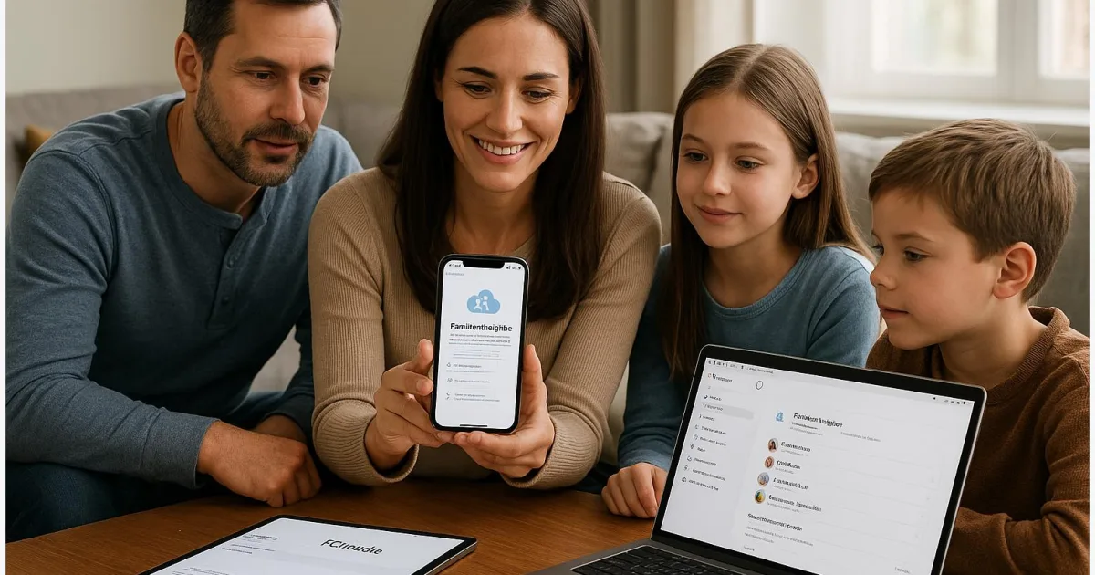 Apple Familienfreigabe einrichten: Käufe, iCloud-Speicher & Standort teilen