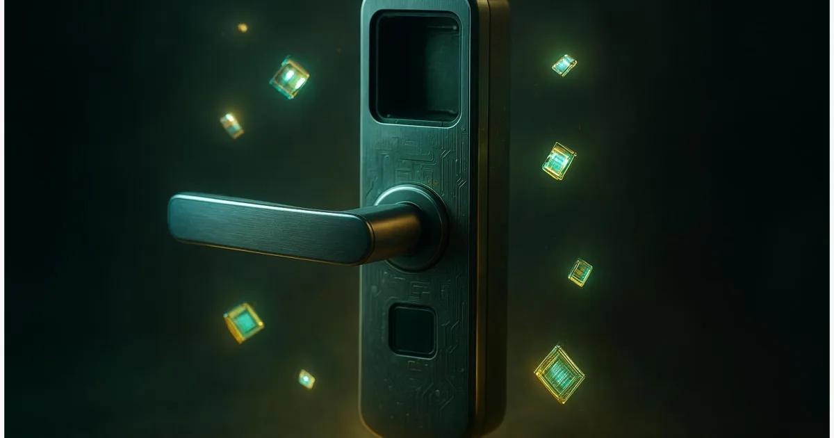 Smart Lock ohne Akku: So laden Infrarot‑Sensoren die Tür