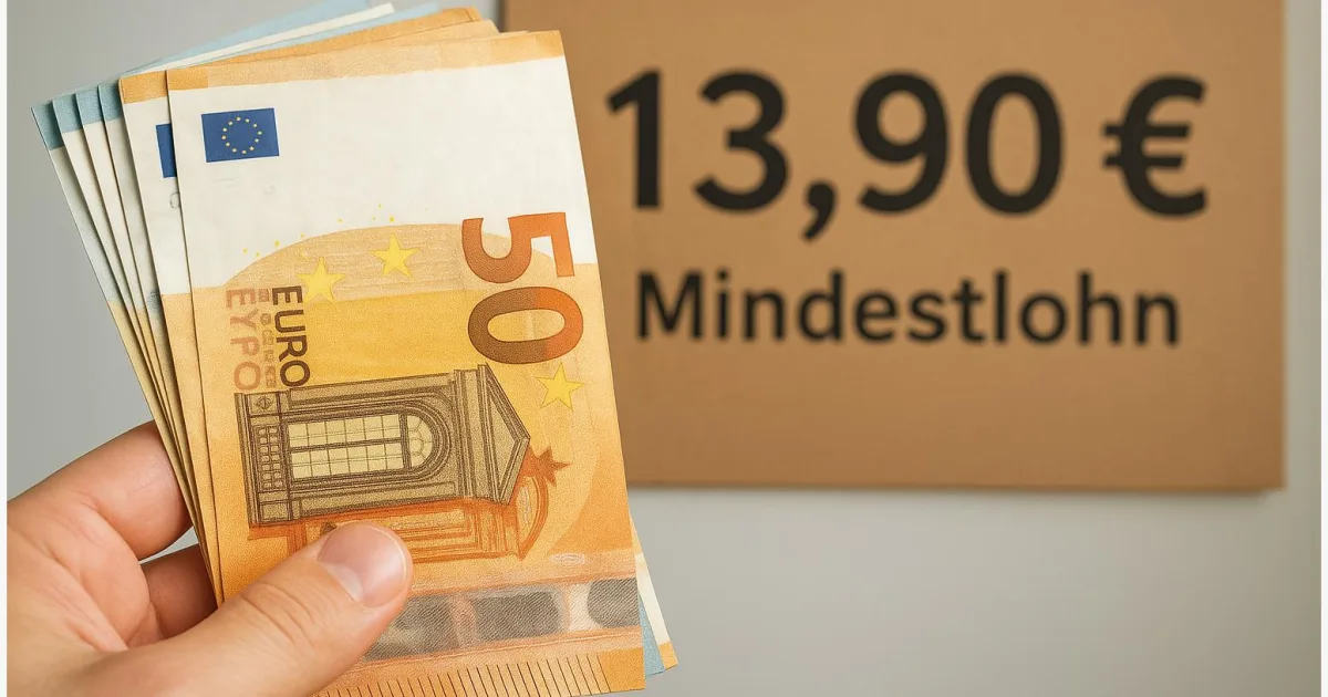 Mindestlohn 2026: Erhöhung auf 13,90 € — was jetzt gilt