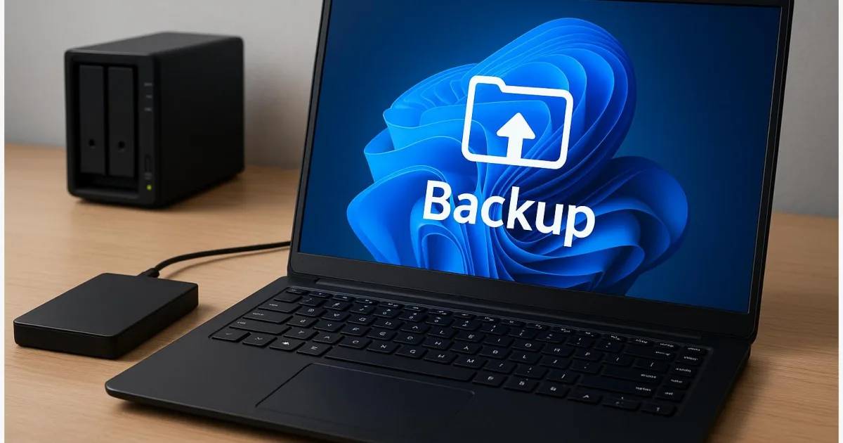 Windows 11 Backup einrichten: Dateien automatisch sichern (Festplatte/NAS)
