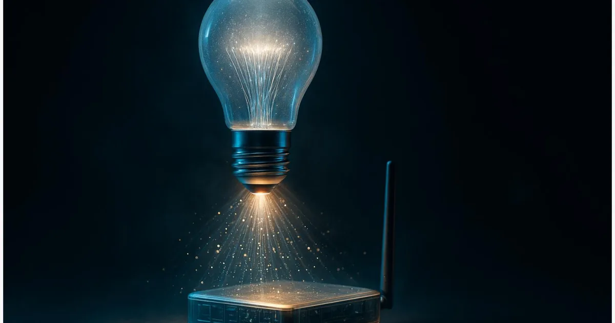 Li‑Fi: Wie Licht dein WLAN schneller und sicherer machen kann