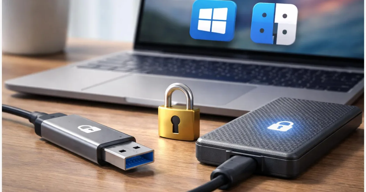 USB‑Stick und externe Festplatte verschlüsseln: Windows 11 & macOS