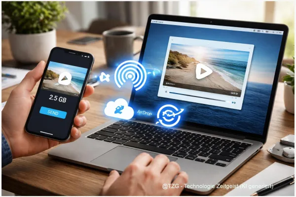 So sendest du große Dateien ohne Qualitätsverlust (iPhone, Android, Windows, Mac)