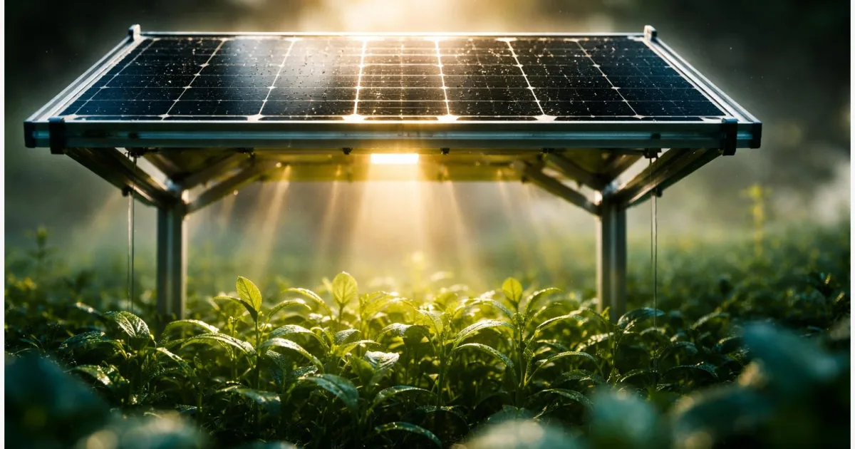 Agrivoltaik: Wie Solar über Feldern der Ernte & Energieversorgung hilft