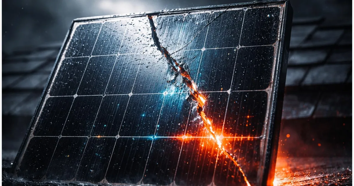 Solarmodule: Warum Glas plötzlich bricht – und was hilft