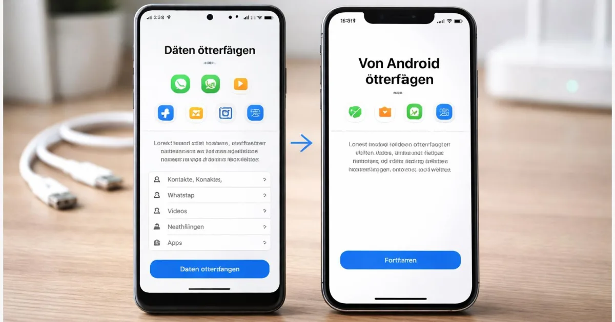Android zu iPhone wechseln: Daten, WhatsApp & Fotos übertragen (Schritt für Schritt)