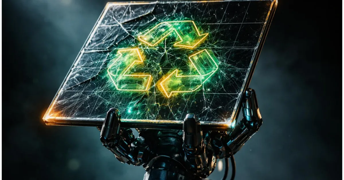 Solarpanel-Recycling: Warum alte Module bald zum Rohstoff werden