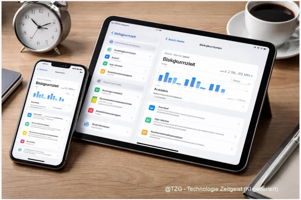 Bildschirmzeit auf iPhone & iPad einrichten: App‑Limits, Auszeit & Code