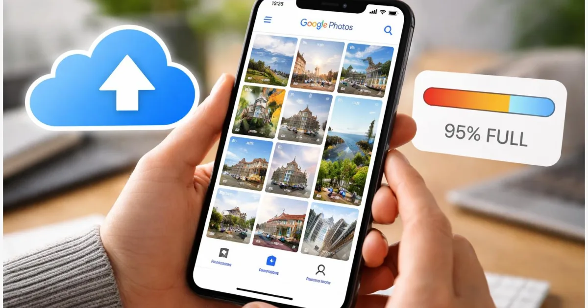Google Fotos Backup einrichten: automatisch sichern & Speicherplatz sparen