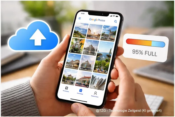 Google Fotos Backup einrichten: automatisch sichern & Speicherplatz sparen