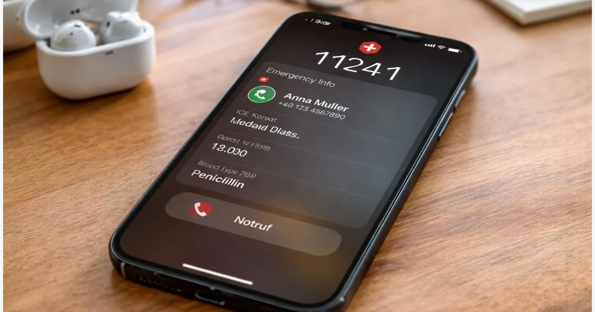 Notfallpass einrichten: ICE‑Kontakt & medizinische Infos auf iPhone/Android
