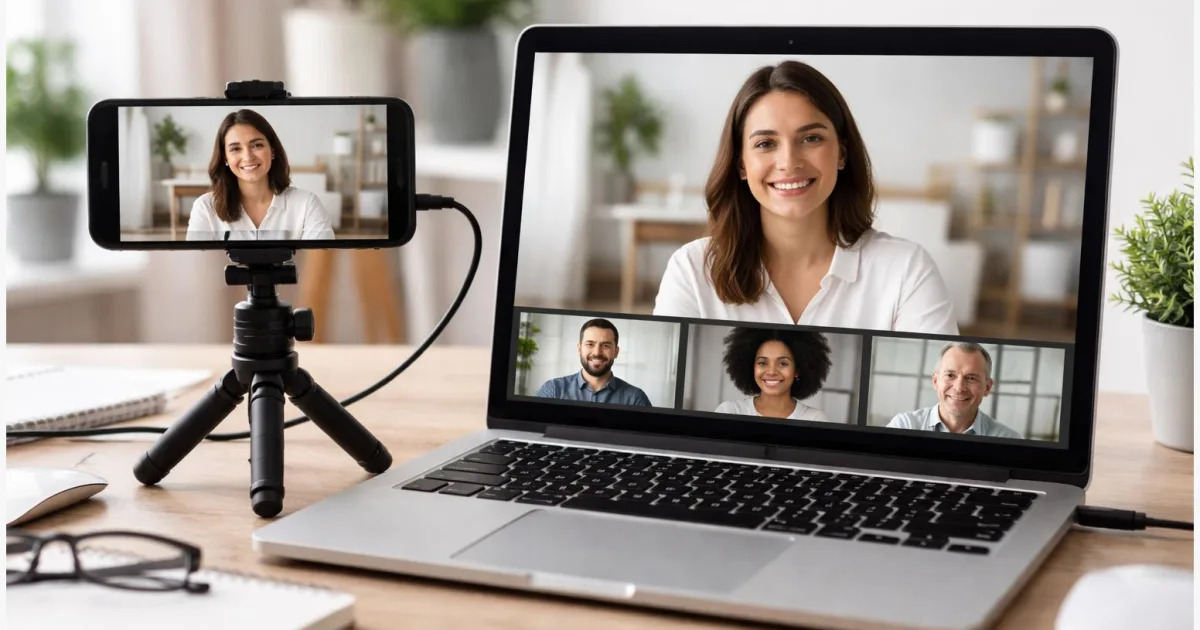 Handy als Webcam nutzen: iPhone & Android für Windows und Mac einrichten