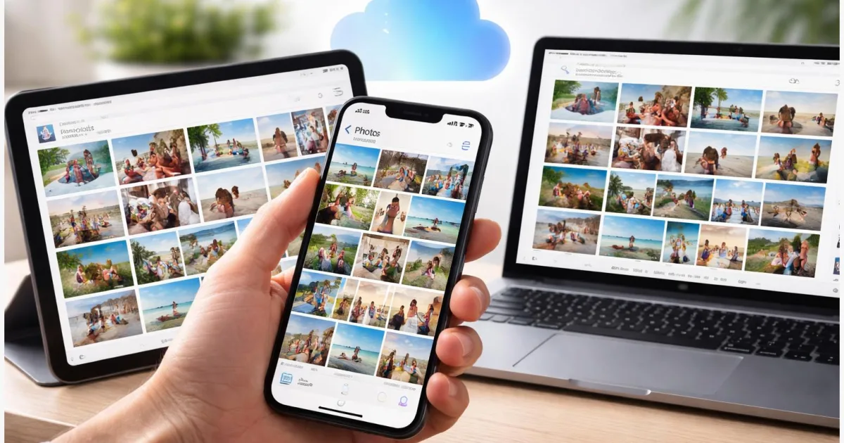 iCloud‑Fotos einrichten: iPhone‑Fotos sichern, syncen und Speicher sparen