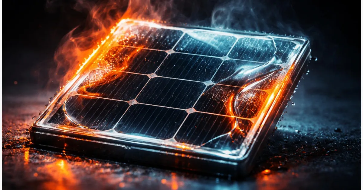 Solarmodule bei Hitze: Lohnt sich eine neue Schutzschicht?