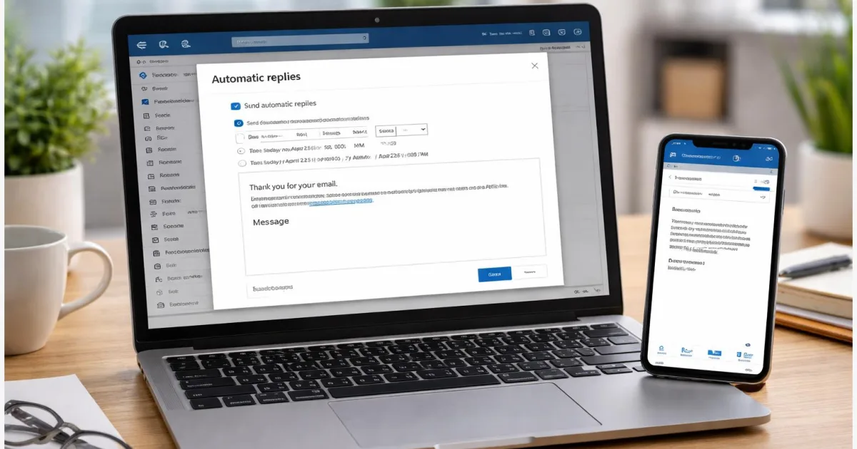Outlook-Abwesenheitsnotiz einrichten: automatische Antworten (Web, App, PC)