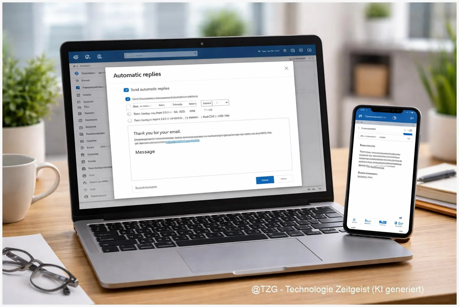 Outlook-Abwesenheitsnotiz einrichten: automatische Antworten (Web, App, PC)