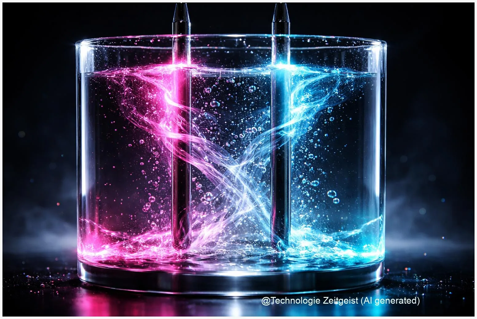 Elektrische Felder: Schnellere Elektrolyse, riskantere Wasserchemie?