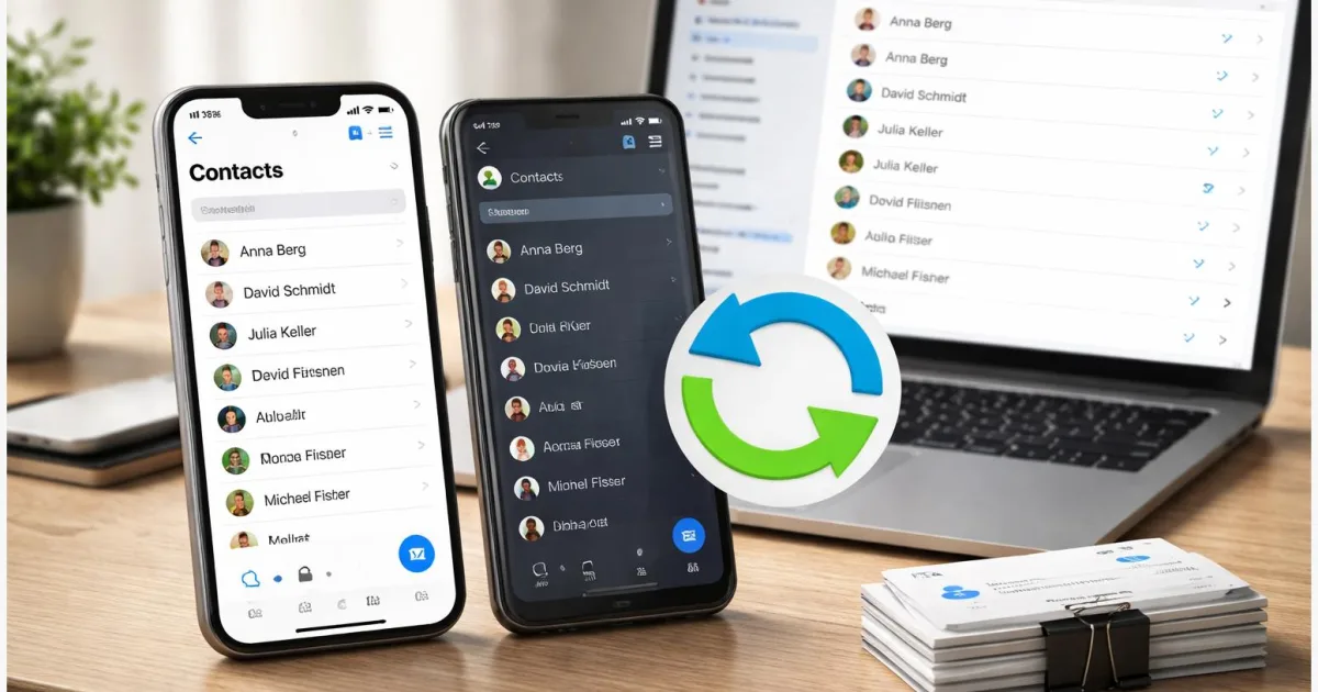Kontakte synchronisieren & Duplikate entfernen: iPhone- und Android-HowTo