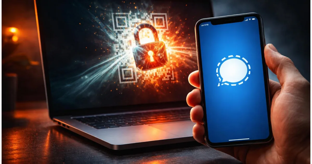 Signal: QR-Code-Trick kapert Konten und so schützt du dich