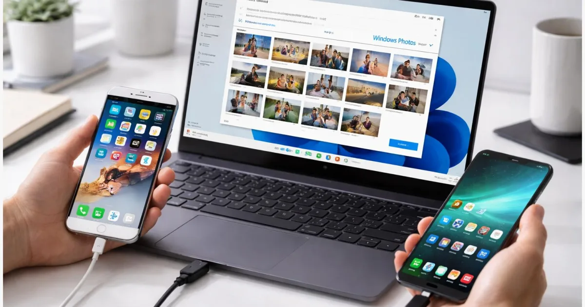 Handy-Fotos auf den PC übertragen: iPhone & Android (Kabel, WLAN, Cloud)