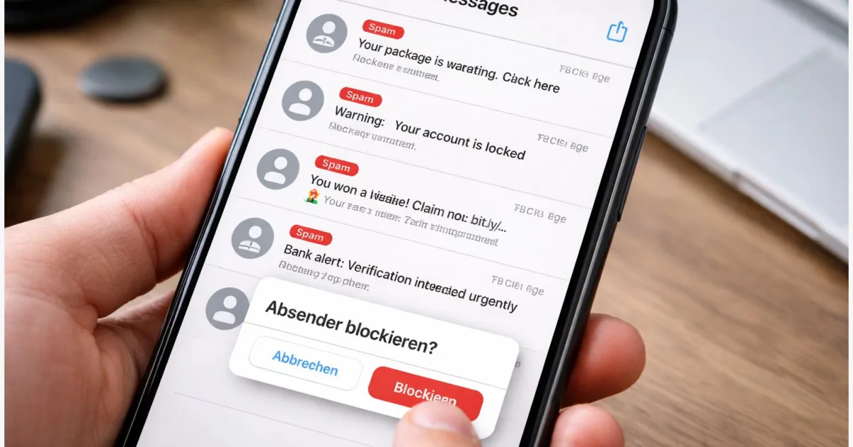 Spam-SMS blockieren: iPhone & Android Schritt für Schritt gegen Phishing