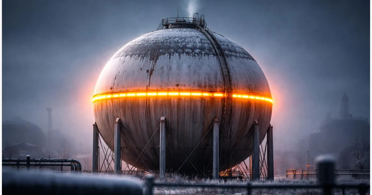 EU-Gasspeicher fallen Ende Januar laut AGSI+ auf 44 Prozent