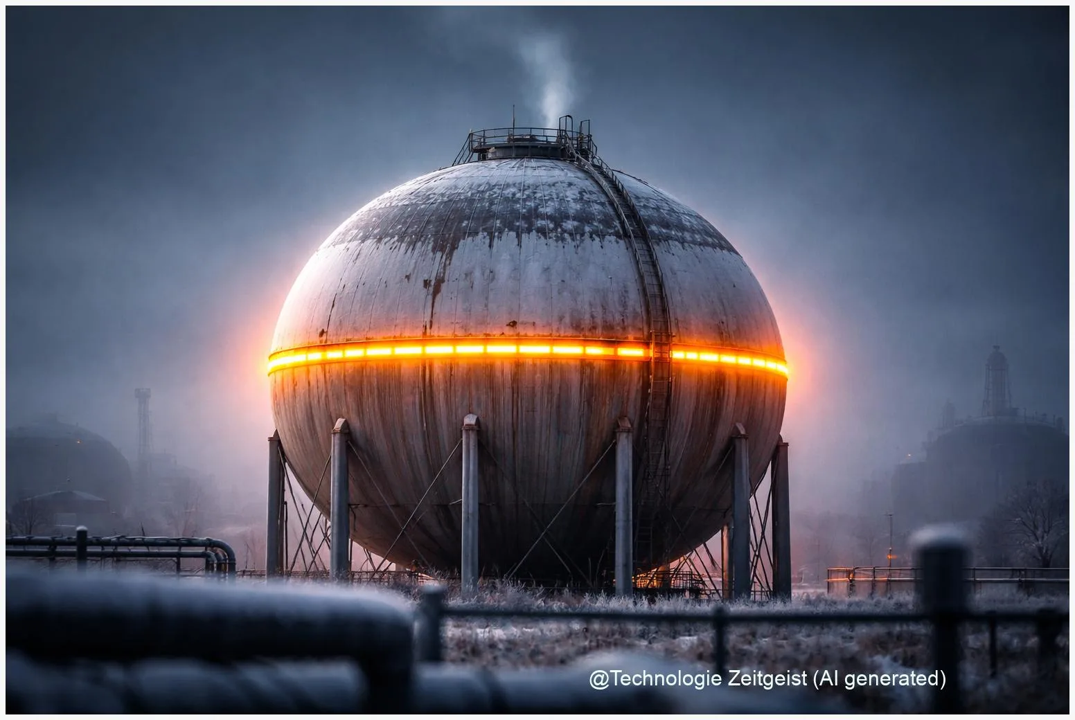 EU-Gasspeicher fallen Ende Januar laut AGSI+ auf 44 Prozent