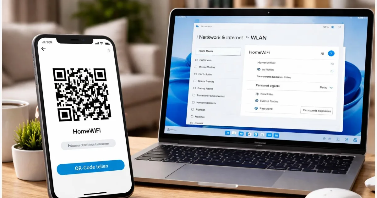 WLAN‑Passwort anzeigen & teilen: iPhone, Android, Windows 11 & Mac