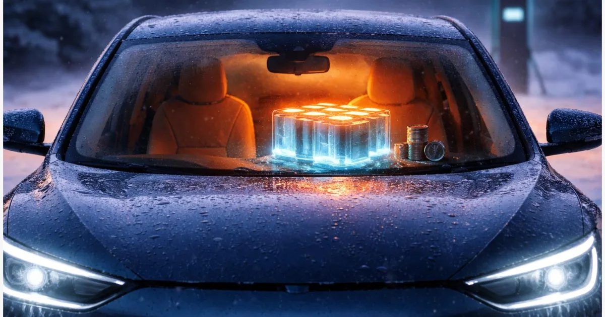 E‑Auto‑Heizung im Winter: km und € realistisch gerechnet