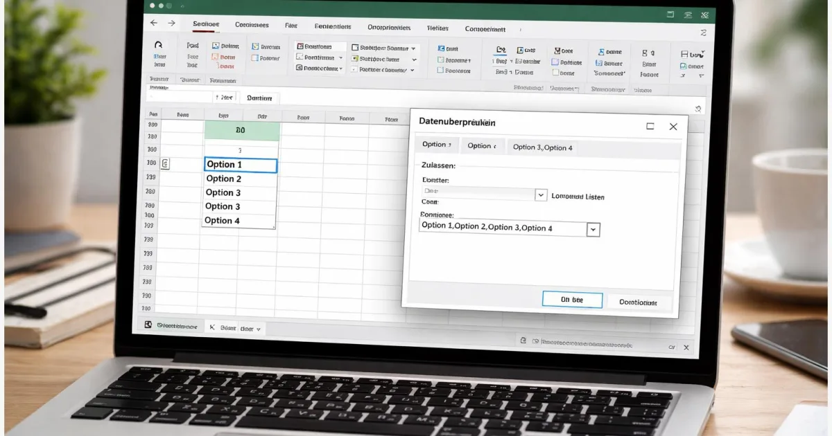 Excel: Dropdown‑Liste erstellen (Datenüberprüfung) – Schritt für Schritt
