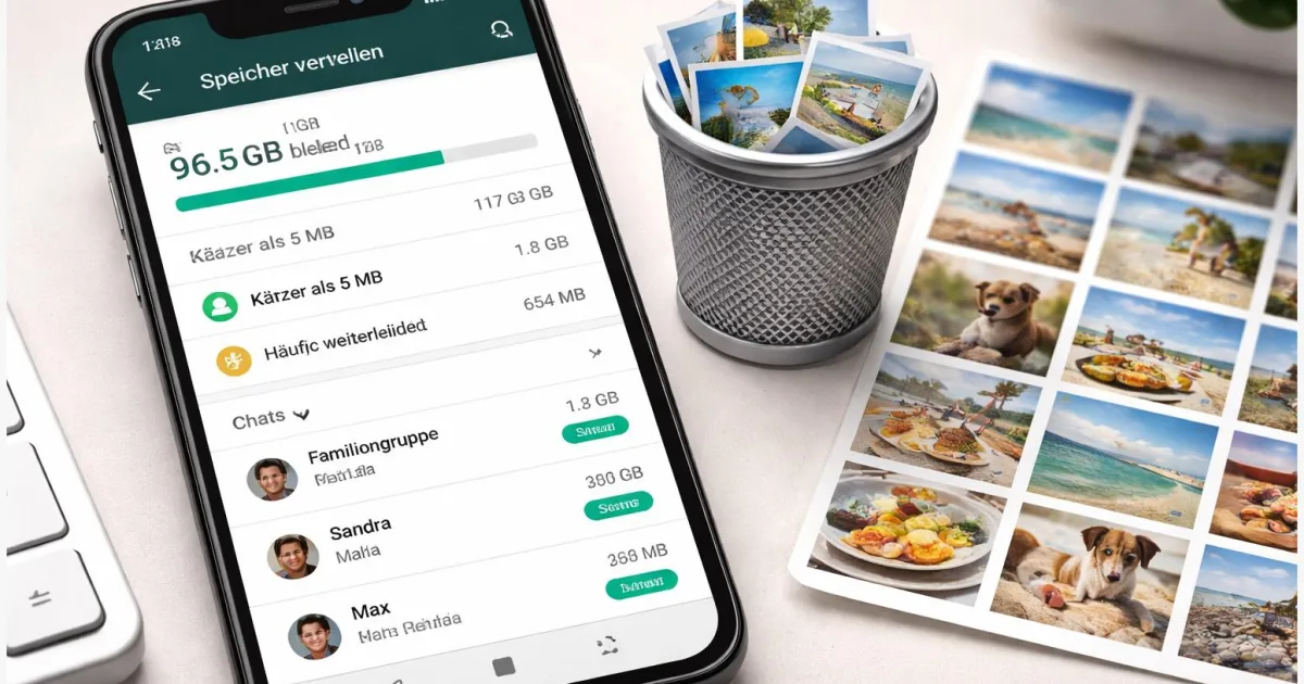 WhatsApp Speicherplatz freigeben: Fotos & Videos löschen, ohne Chats zu verlieren