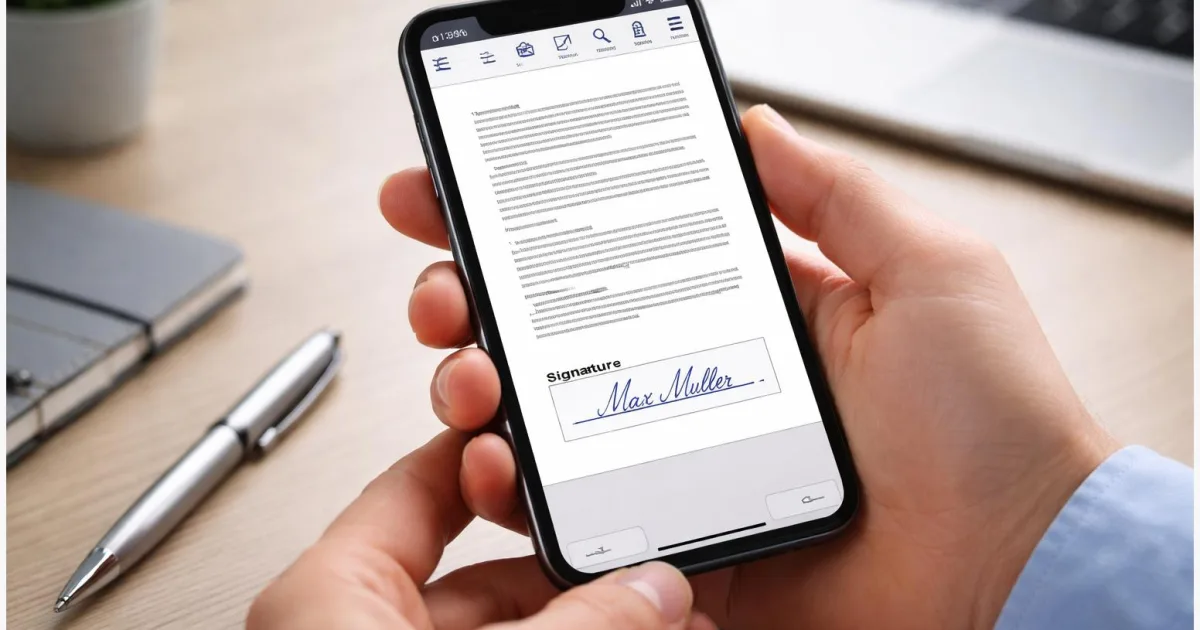 PDF am Handy unterschreiben: iPhone & Android Schritt für Schritt