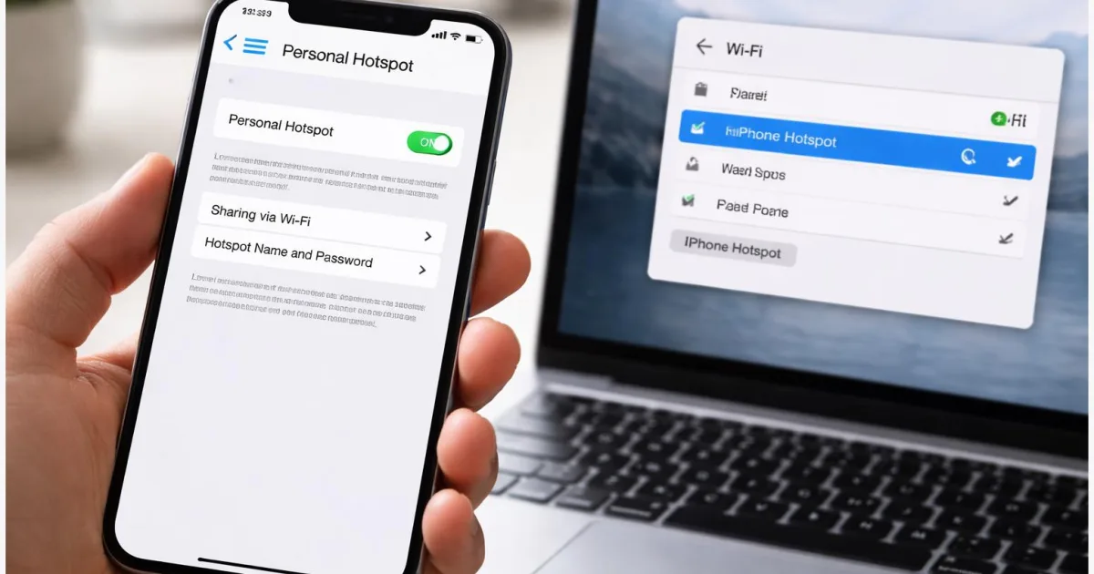 Handy als WLAN‑Hotspot nutzen: iPhone & Android einrichten (Schritt für Schritt)