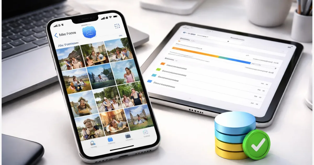 iCloud‑Fotos richtig einrichten & Speicher sparen: iPhone/iPad Anleitung