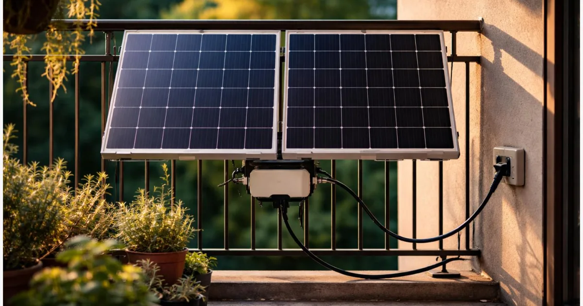 Balkon-Solaranlage: Lohnt sich Plug-in-PV 2026 wirklich?