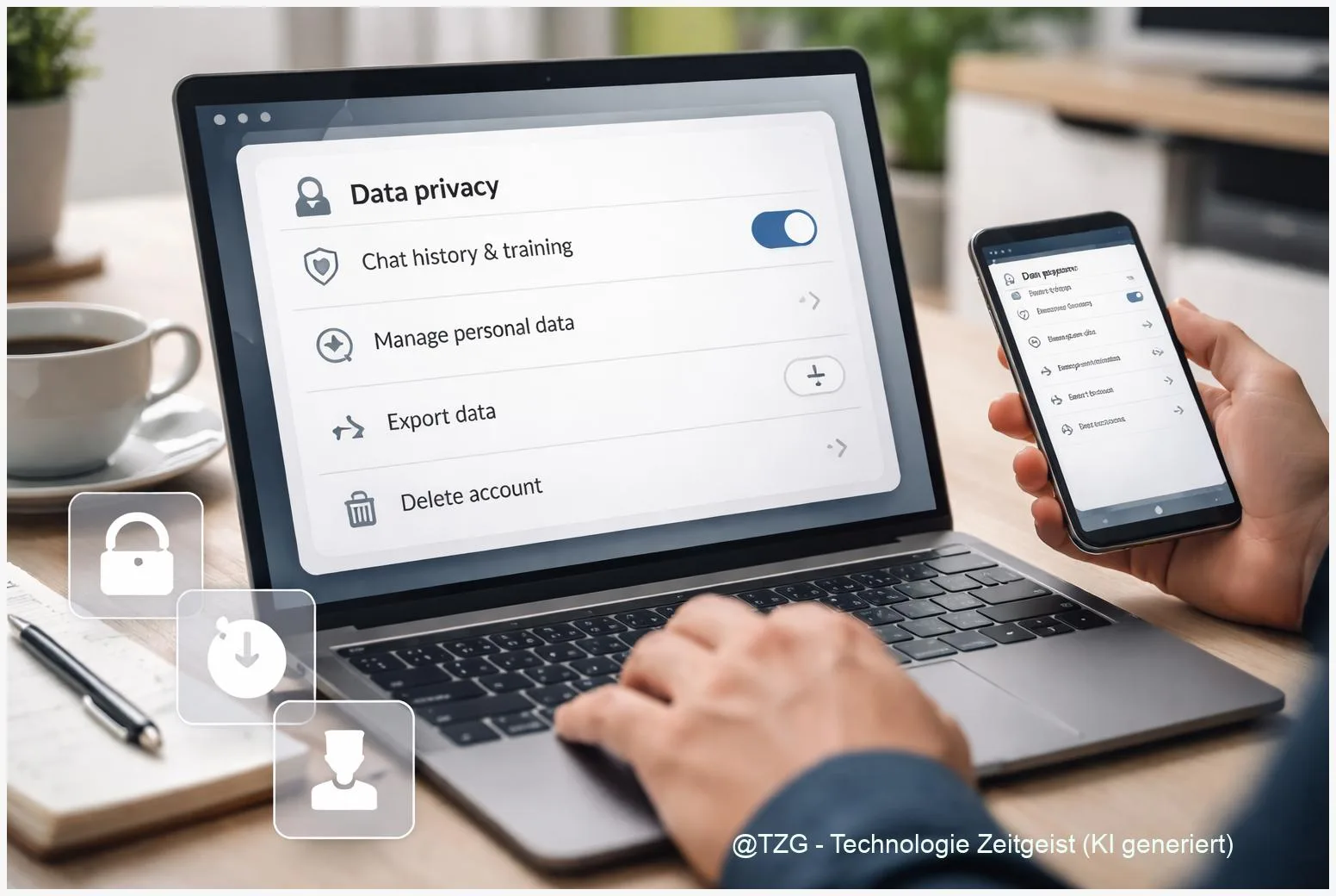 ChatGPT sicher einrichten: Datenschutz, Verlauf, Export & Löschung