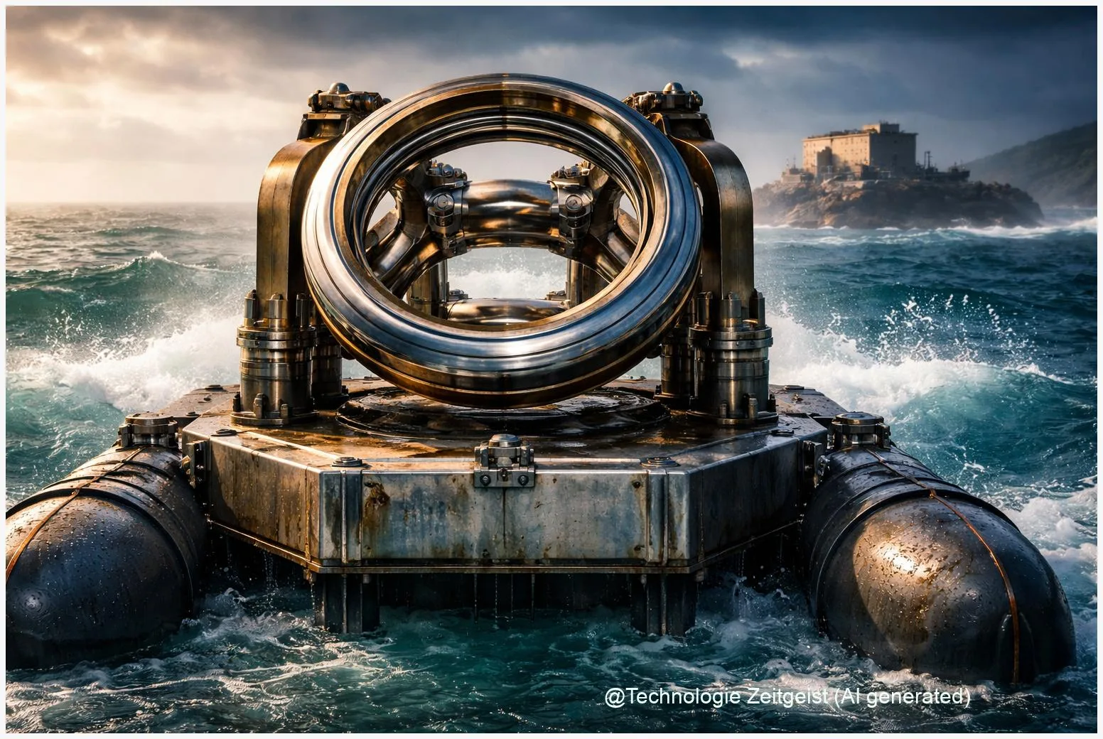 Wellenenergie-Gyroskop: Senkt es Diesel-Backup-Kosten?