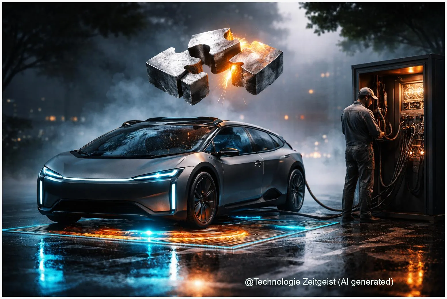 EU fördert kabelloses Laden für Robotaxis, Regeln fehlen