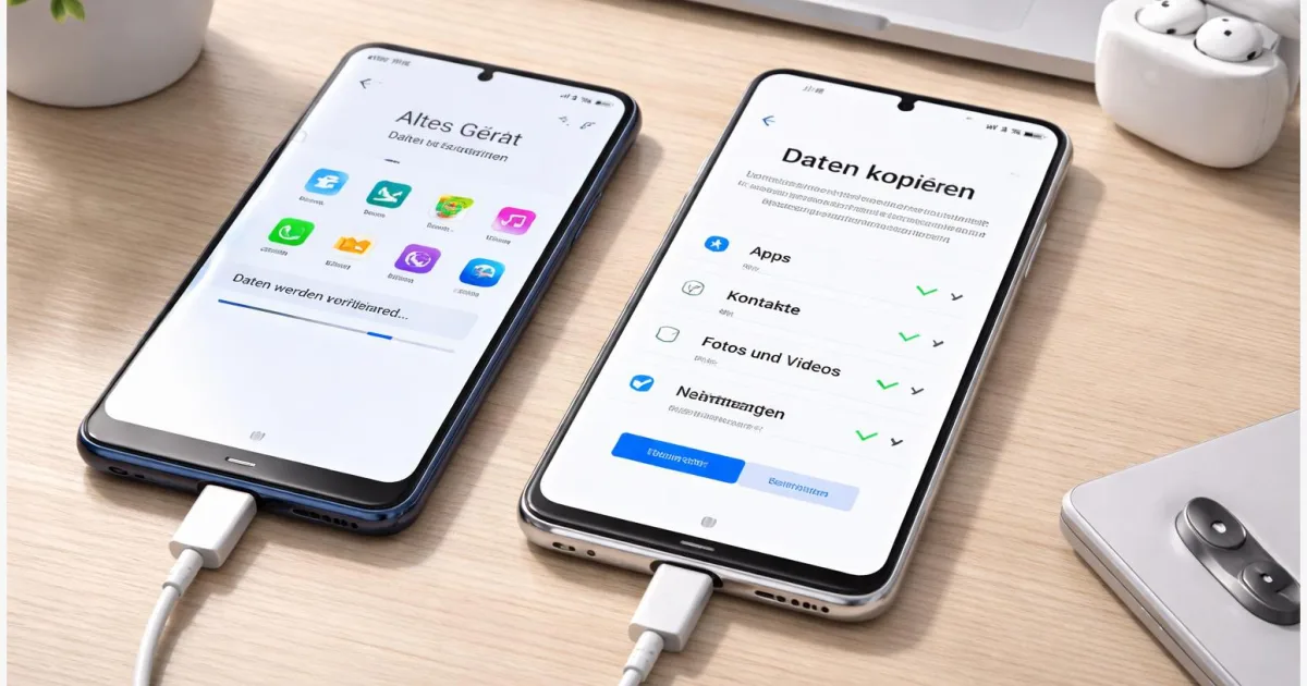 Neues Android-Handy einrichten: Daten vom alten Smartphone übertragen
