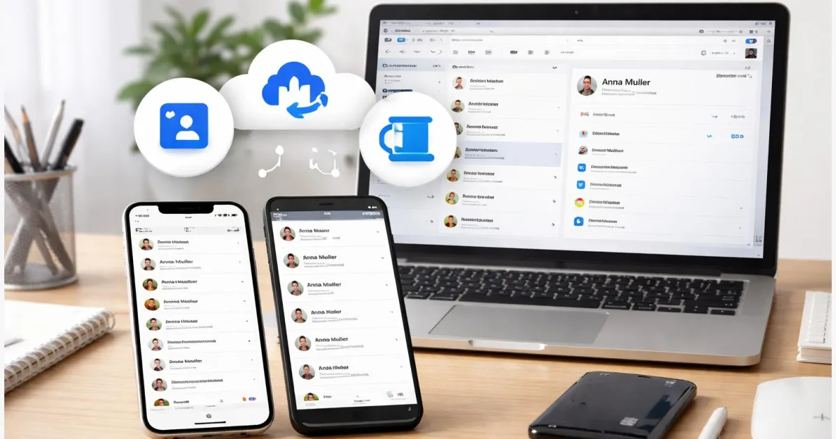 Kontakte sichern & synchronisieren: iPhone und Android mit Google & Outlook