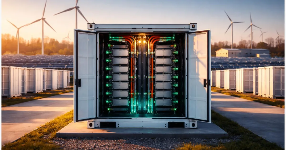 1,9‑GW‑Deal mit 100‑Stunden‑Batterie im Stromnetz