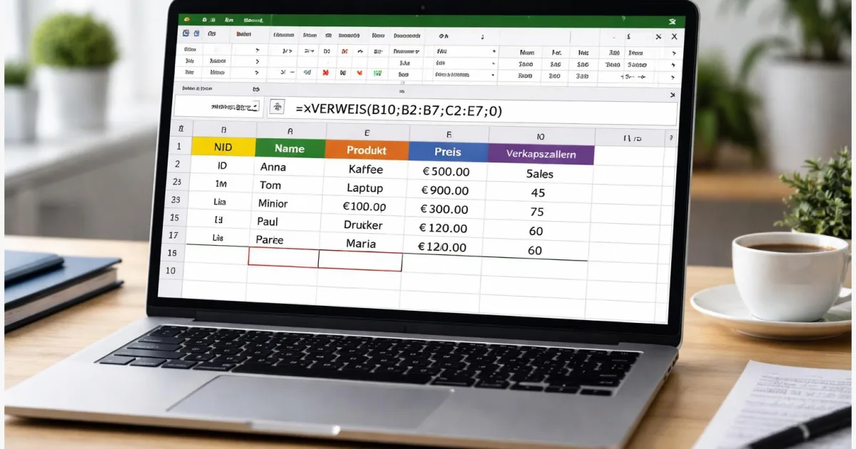 Excel: XVERWEIS nutzen – SVERWEIS ersetzen (Schritt für Schritt)