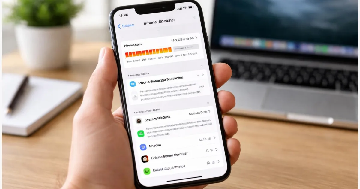 iPhone-Speicher voll? So machst du Platz (Fotos, Apps, „Systemdaten“)
