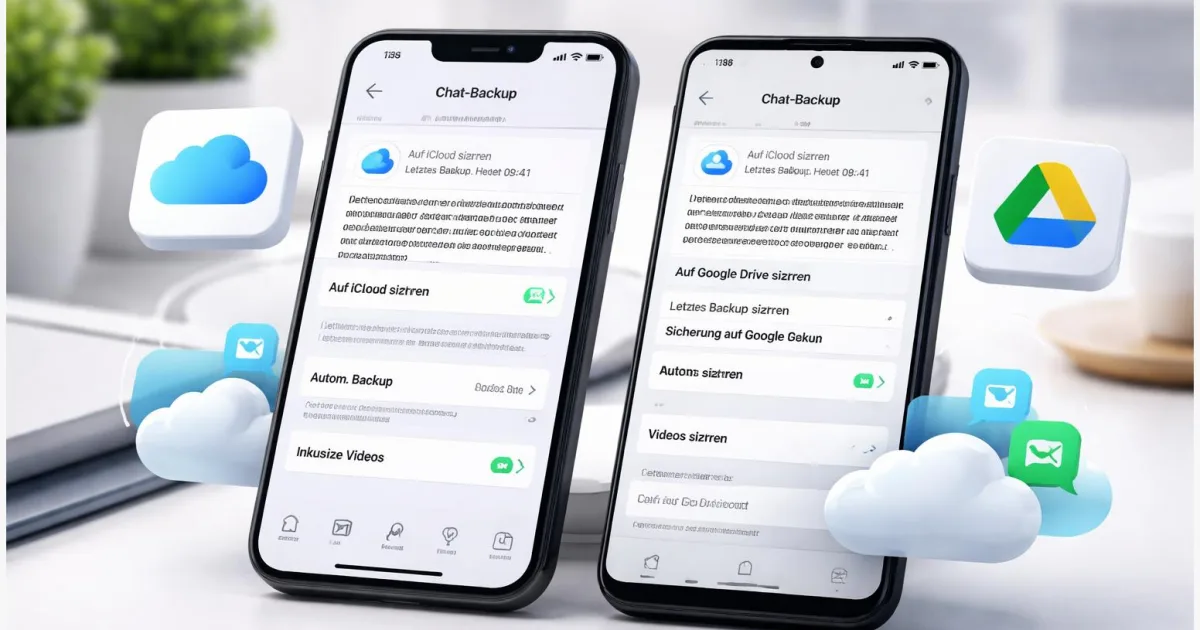 WhatsApp-Backup einrichten: Chats & Medien auf iPhone und Android sichern