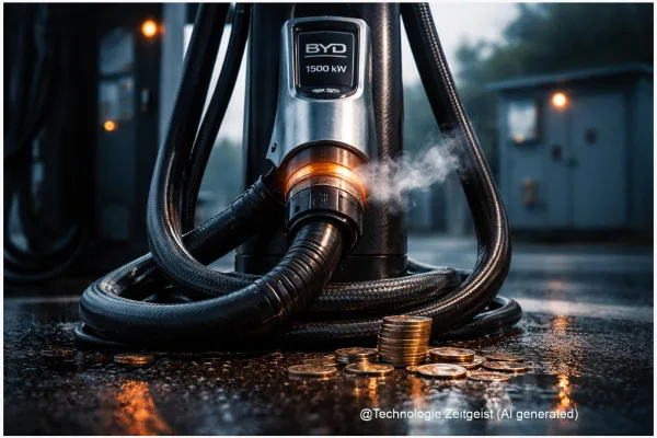 BYD 1500-kW-Lader: Was 5 Minuten Laden kosten können