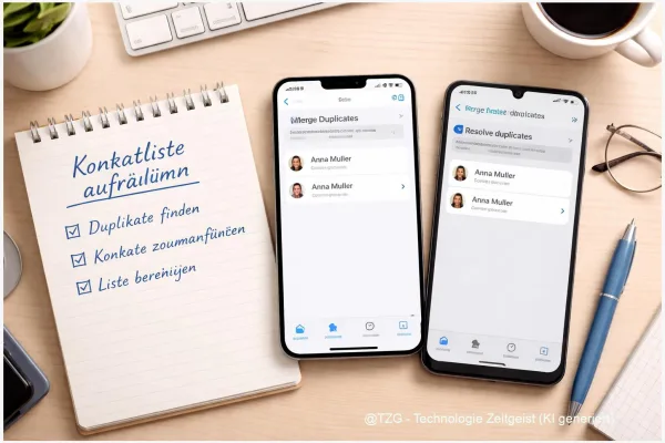 Doppelte Kontakte entfernen: iPhone & Android Duplikate zusammenführen